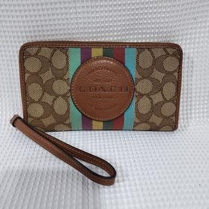 Coach Zip Around Wallet